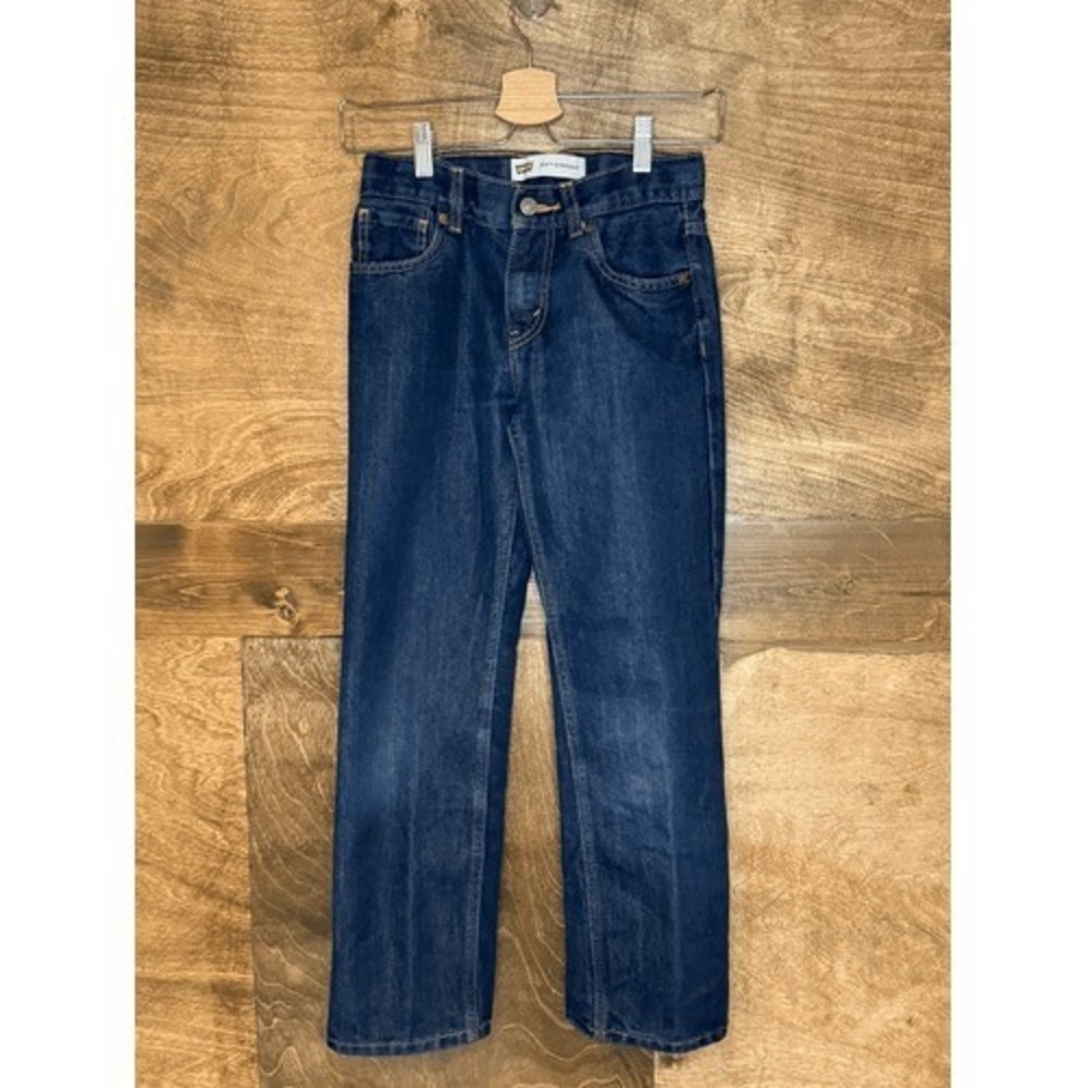 Levi's 514 Unisex Straight Leg Jeans Size 12 Adjustable Waist